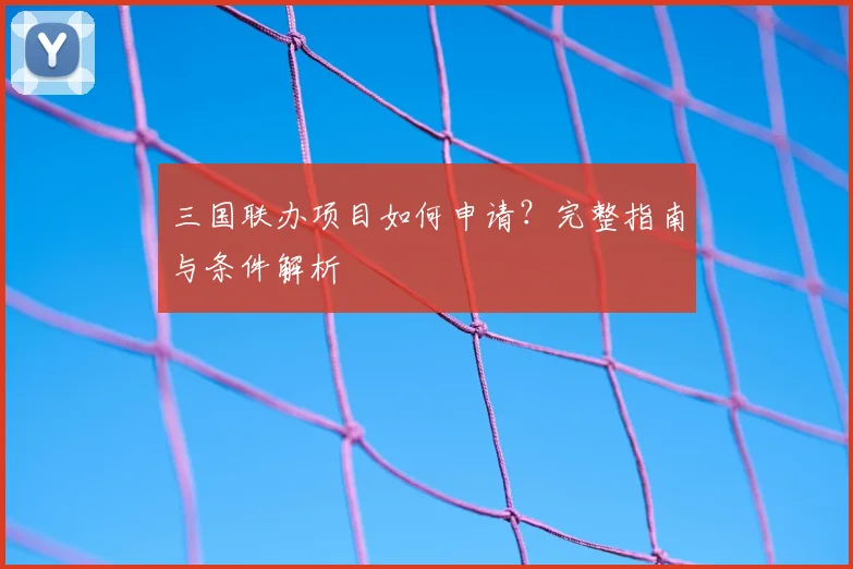 三国联办项目如何申请?完整指南与条件解析